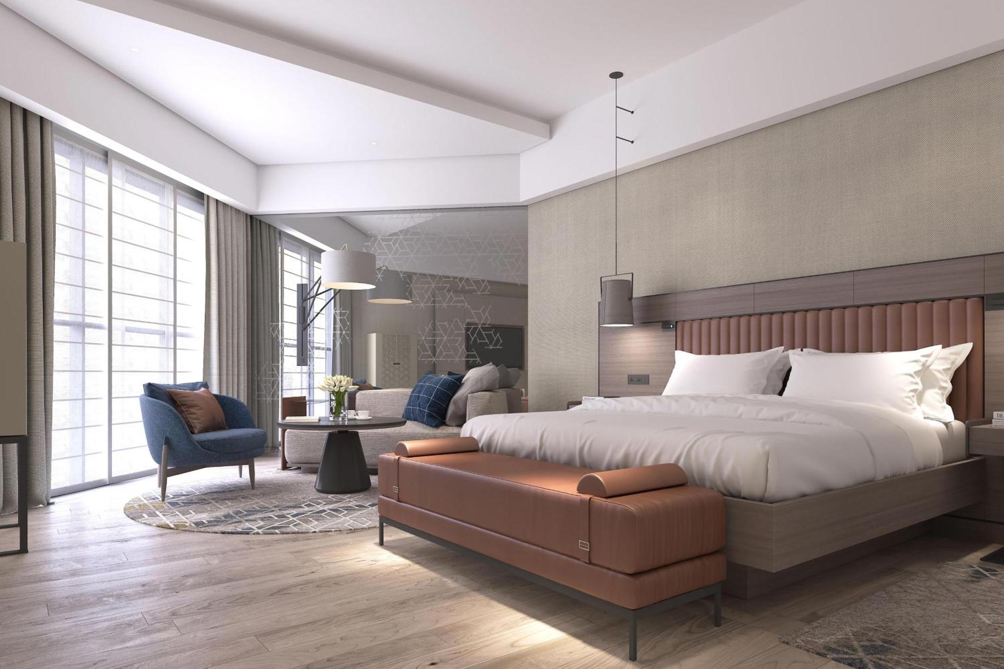 Sheraton Jeddah Hotel - Saudi Brothers Commercial Company Branch Exteriér fotografie A bedroom at the hotel